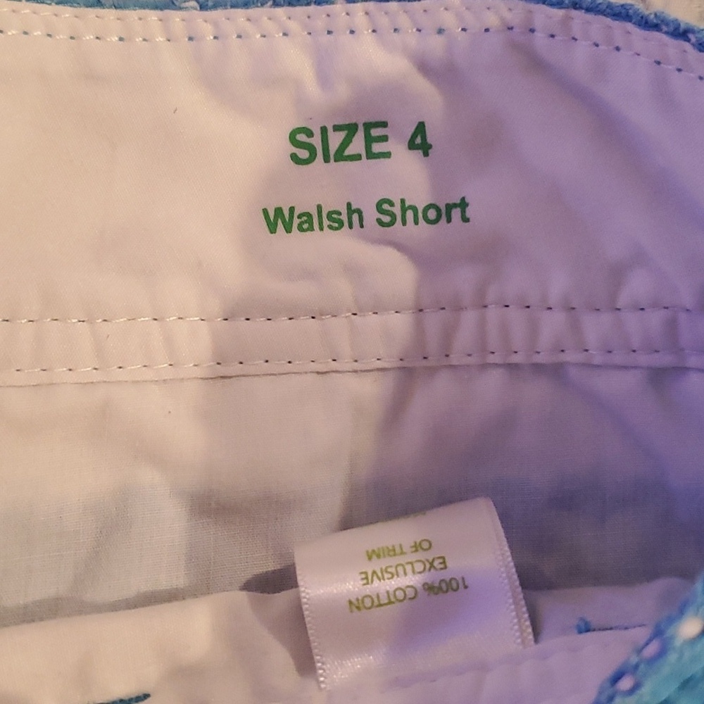 Lilly Pulitzer Walsh Short, Blue Size 4 (#25) - Picture 3 of 6